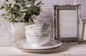 Porcelánová miska na polievku s ružičkami Cutty Rose - ∅ 11*6 cm / 300 ml