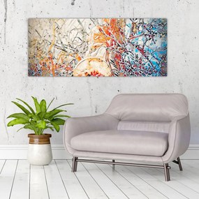 Obraz - Mozaiková abstrakcia (120x50 cm)