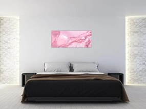 Obraz - Ružový mramor (120x50 cm)