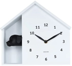 Nástenné hodiny Peeking Doggy – Karlsson