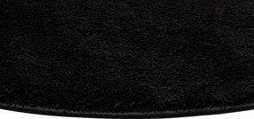 TA Koberec 9000 ČIERNA OBJÍMACIA GUĽA Rozmer: 160x160 cm