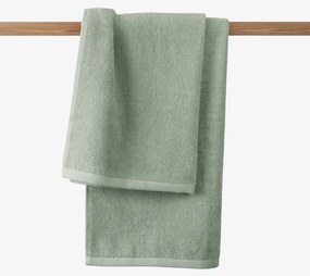 Goldea bavlnený froté uterák / osuška soft bez bordúry – šalviový 50 x 100 cm
