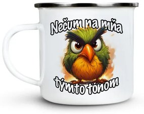 Plecháčik Nečum na mňa týmto tónom - zelený vtáčik