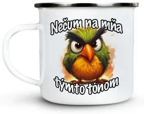 Plecháčik Nečum na mňa týmto tónom - zelený vtáčik