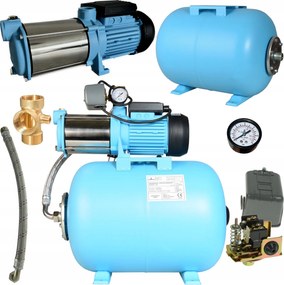 Hydroforová Sada Nádrž Na Vodu 50 L Čerpadlo 1300 W 5520 L/h Príslušenstvo Hadica