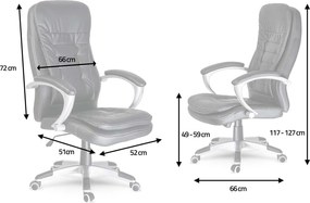 Otočná kancelárska stolička Sofotel 322 - čierna