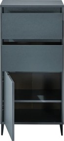 Komoda so šuplíkmi Cologne, 50 cm, antracitová