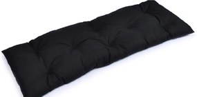 Podsedák na lavičku 120x40 cm - čierny