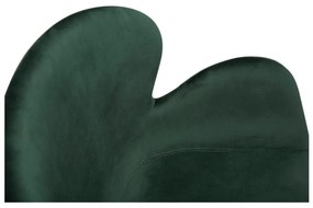 Zelené čalúnené jedálenské kreslo s podrúčkami Gaia – DAN-FORM Denmark