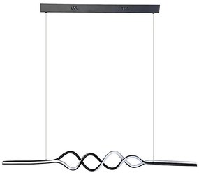 LED Luster na lanku ANCONA LED/36W/230V zlatá