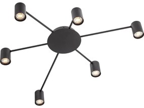 Redo 01-4052 - Bodové svietidlo NOA 6xGU10/10W/230V čierna