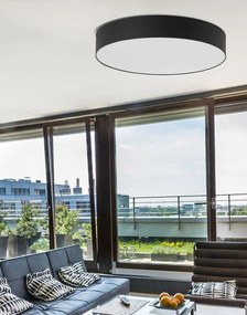 Stropné svietidlo 60 cm lampa Rondo Black