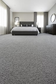 Balta, Koberec metráž Efekt AB 6190, na mieru, šíře 4m, šedá, ab (mriežka), chodba / predsieň