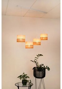 Brilagi - Luster na lanku ROYAL YUTE 4xE27/15W/230V béžová/krémová/biela