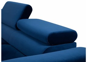 Rohová rozkladacia sedačka Alvin Premium, Dostupné poťahy: Otusso 16 + Otusso 16 + Velvetto 12, Strana: pravá