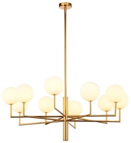 Jupiter 1931 - Luster na tyči FEME 10xG9/40W/230V mosadz