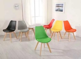 LuxuryForm DESIGN Jedálenská stolička BALI - oranžová