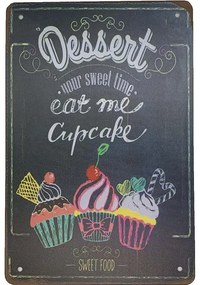 Ceduľa Dessert - Eat me Cupcake