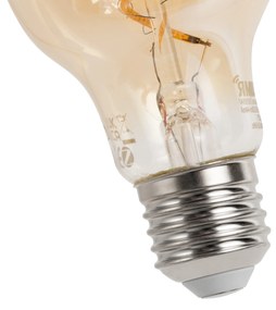 Sada 5 ks Inteligentná stmievateľná LED žiarovka E27 A60 Jantárová 4,9 W 320 lm 2500 K