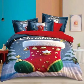 Obliečky Homa REMY CHRISTMAS SOCK 3-dielna sada 140x200 cm