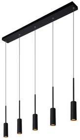 Lucide 24401/35/30 - LED Luster na lanku TUBULE 5xLED/7W/30V