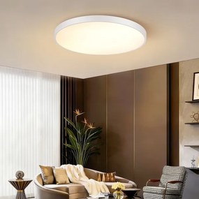 Immax NEO 07315L-LED Stmievateľné stropné svietidlo SEMPLICI 96W/230V priemer 80 cm Wi-Fi Tuya biela + diaľkový ovládač