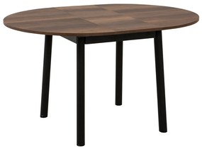 Jedálenský stôl Oliver Walnut Black