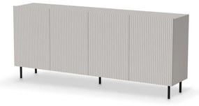 Komoda Paxos 180 cm kašmír/čierna