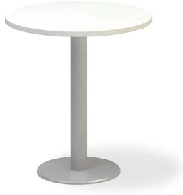 Konferenčný stôl ProOffice priemer 70 x 74,2 cm, biela