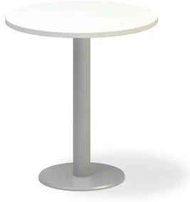 Konferenčný stôl ProOffice priemer 70 x 74,2 cm, biela