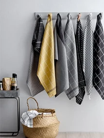 Kuchynská utierka Minimal čierna