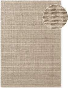 Béžový ručne tkaný vlnený koberec 80x150 cm Camden Parker – Ted Baker