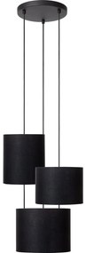 Lucide 45409/13/30 - Luster na lanku MAYA 3xE27/40W/230V čierna