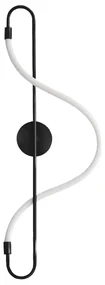 Toolight Toolight, LED nástenné svietidlo Long Black APP857-W, čierna-biela, OSW-04032
