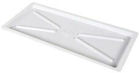 Odkvapkávacia tácka na riad 60 cm biela 55 × 24 cm