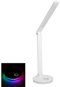 Platinet LED RGB Nabíjacia stolná lampa s funkciou powerbanky LED/12W/5V 2800-6000K biela PL0491