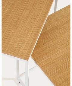 Odkladacie stolíky v súprave 2 ks v dekore duba 45x45 cm Yoana – Kave Home