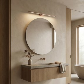 Toolight Toolight, LED nástenné svietidlo 80cm, 13W, 4000K, 1000lm, APP1897-1W, medená matná, OSW-66052
