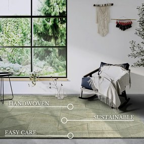 Zelený ručne tkaný vlnený koberec 160x230 cm Ursule – Villeroy&amp;Boch