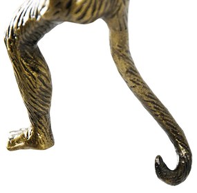 Zlatá nástenná lampa opica - Animal Monkey