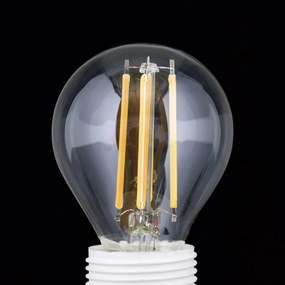 LED žiarovka E27 G45 4,5W filament číra stmieva