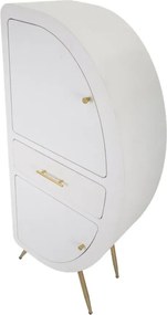 Úložná skrinka Venus 60 cm biela/zlatá