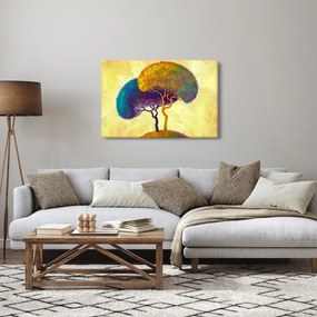 Obraz - Stromy na kopci (90x60 cm)