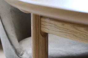 Rozkladací jedálenský stôl Wally 120 - 165cm prírodný dub
