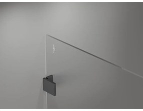 Mexen Lunar sprchová stena ľavá 100 x 200 cm, 8mm číre sklo, grafitová, 830-100-000-95-00-L