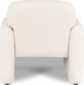 Relaxačné kreslo VARENO – krémové bouclé