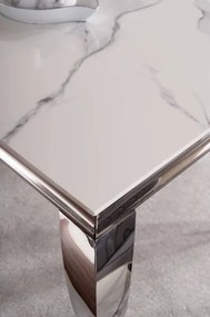 Luxusný konferenčný stolík PRINCE B CERAMIC CALACATTA