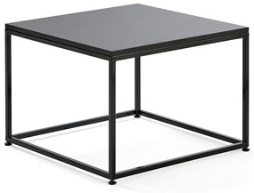 Konferenčný stolík MOOD, 700x700 mm, čierna, čierna