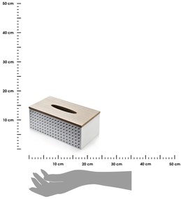 Mondex Drevený box na vreckovky Susie Vienna, 24x13x9,5 cm