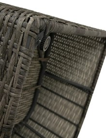 Deokork Ratanový stredový diel BORNEO LUXURY (sivá)